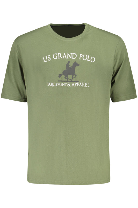 U.S. GRAND POLO U.S. GRAND POLO T-SHIRT MANICHE CORTE UOMO VERDE