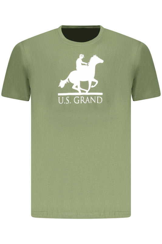 U.S. GRAND POLO U.S. GRAND POLO T-SHIRT MANICHE CORTE UOMO VERDE