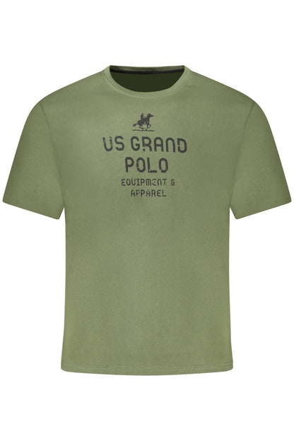 U.S. GRAND POLO U.S. GRAND POLO T-SHIRT MANICHE CORTE UOMO VERDE