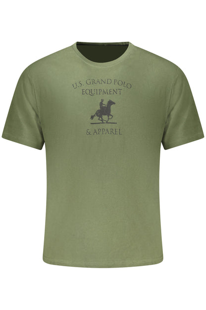 U.S. GRAND POLO U.S. GRAND POLO T-SHIRT MANICHE CORTE UOMO VERDE
