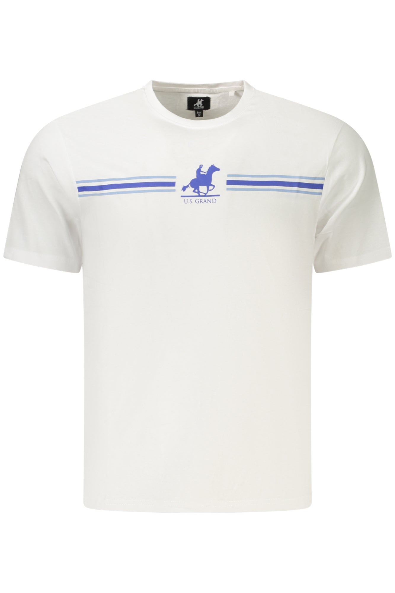 U.S. GRAND T-SHIRT MANICHE CORTE UOMO BIANCO