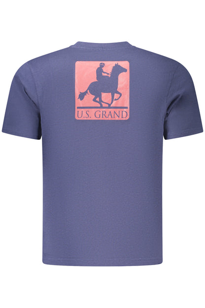 U.S. GRAND T-SHIRT MANICHE CORTE UOMO BLU