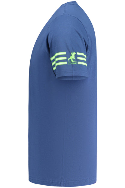 U.S. GRAND T-SHIRT MANICHE CORTE UOMO BLU