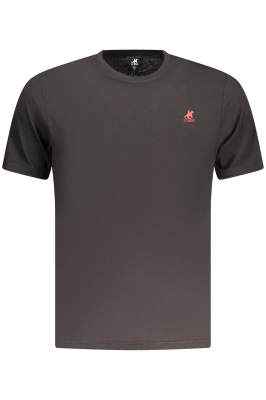 U.S. GRAND T-SHIRT MANICHE CORTE UOMO NERO
