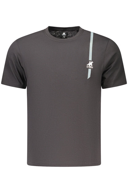 U.S. GRAND T-SHIRT MANICHE CORTE UOMO NERO