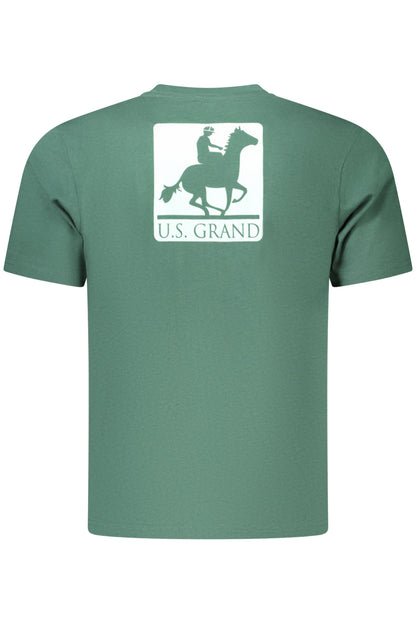 U.S. GRAND T-SHIRT MANICHE CORTE UOMO VERDE