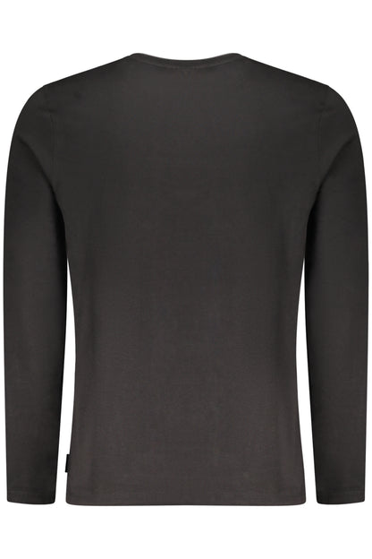 U.S. GRAND T-SHIRT MANICHE LUNGHE UOMO NERO
