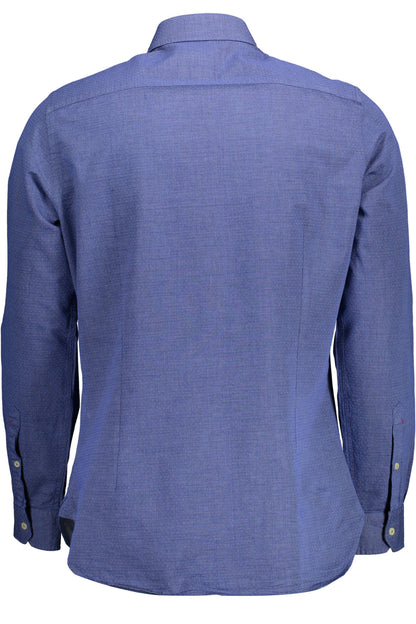 U.S. POLO CAMICIA MANICHE LUNGHE UOMO BLU