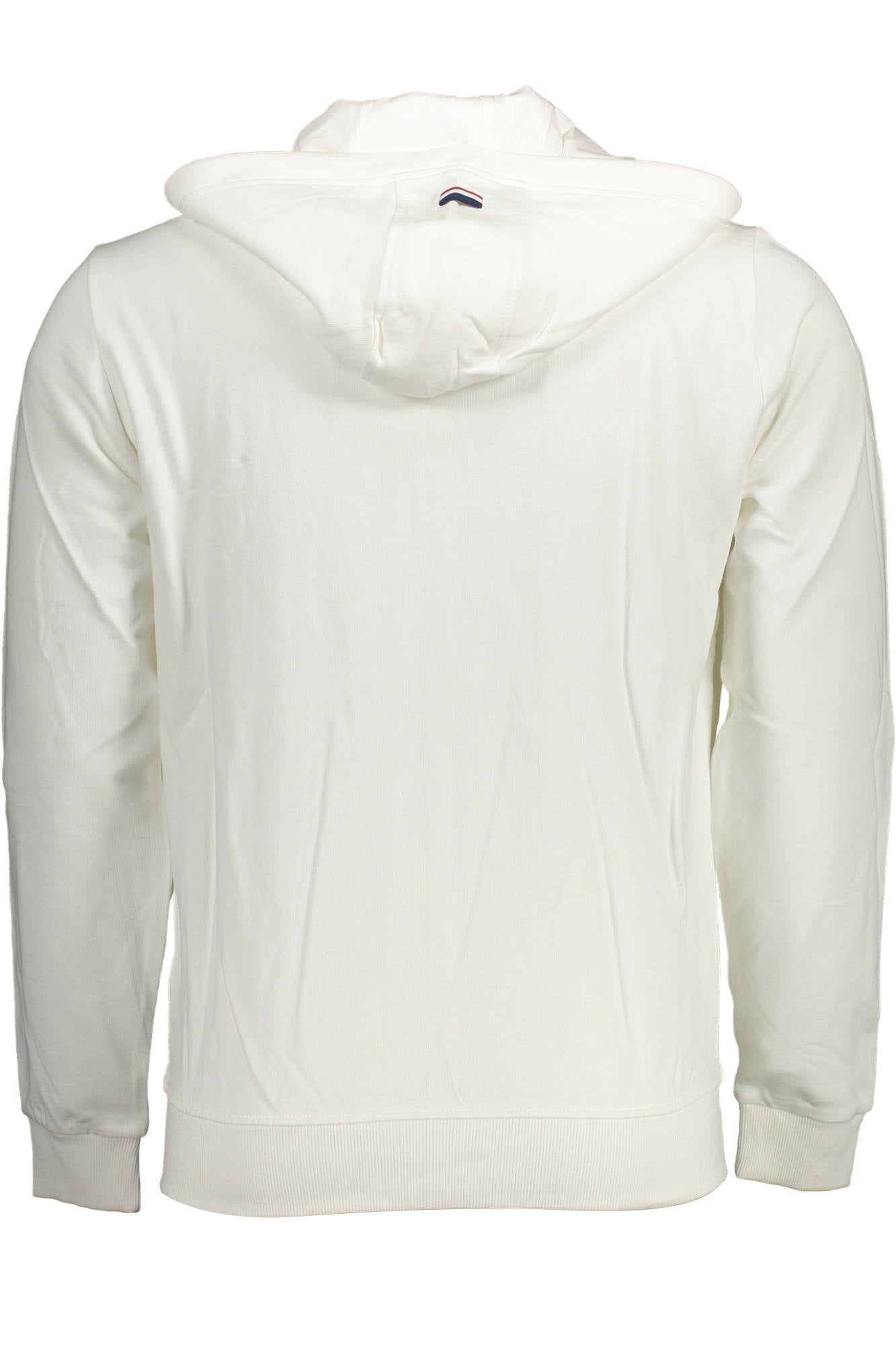 U.S. POLO FELPA CON ZIP UOMO BIANCO