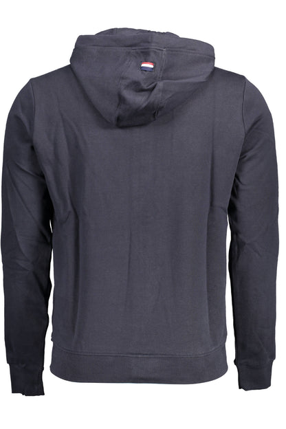 U.S. POLO FELPA CON ZIP UOMO BLU