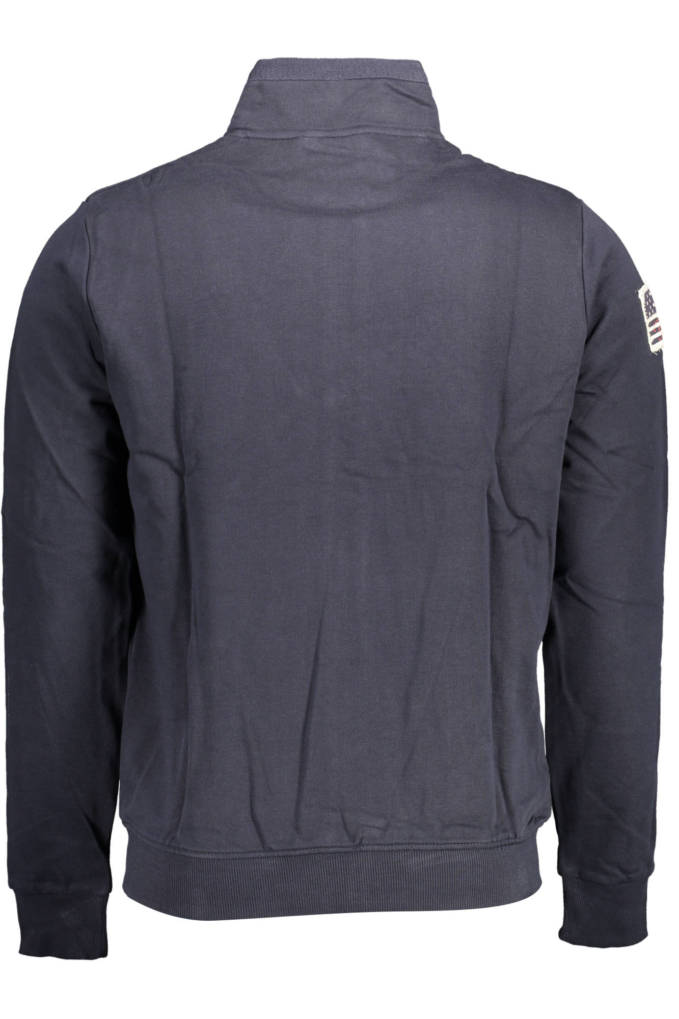 U.S. POLO FELPA CON ZIP UOMO BLU