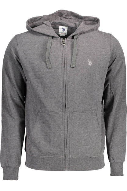 U.S. POLO FELPA CON ZIP UOMO