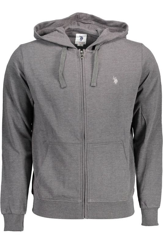 U.S. POLO FELPA CON ZIP UOMO