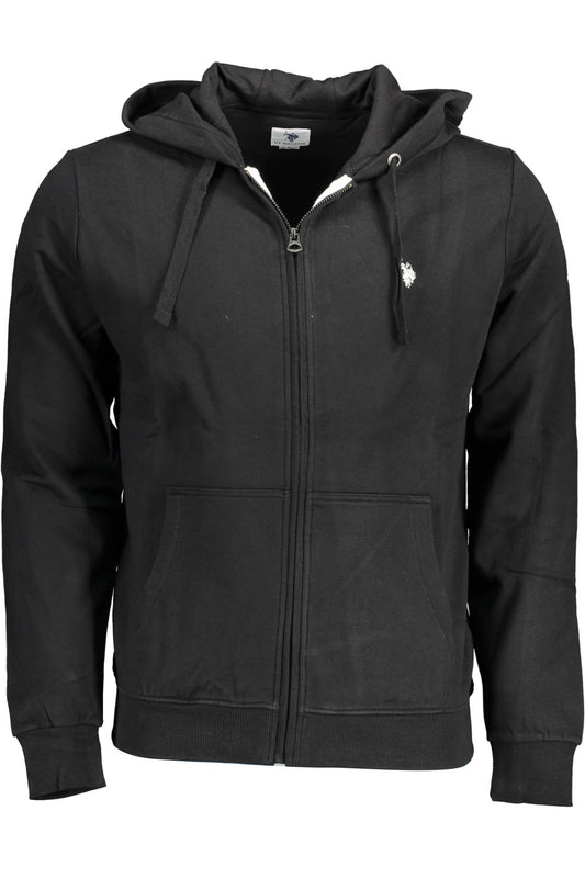 U.S. POLO FELPA CON ZIP UOMO