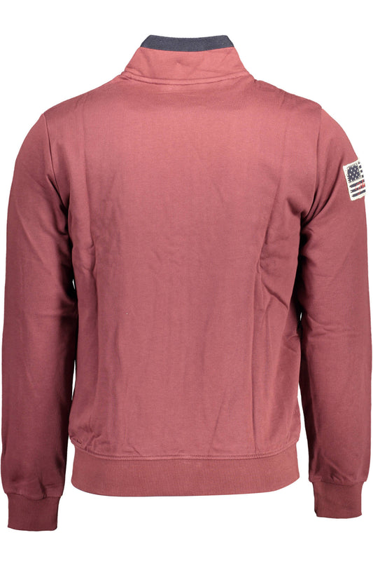 U.S. POLO FELPA CON ZIP UOMO