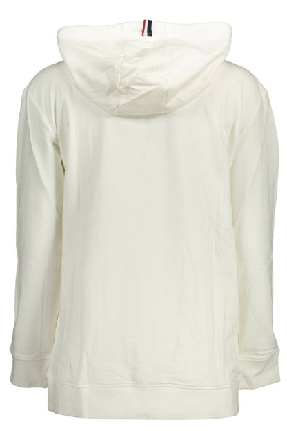 U.S. POLO FELPA SENZA ZIP DONNA BIANCO