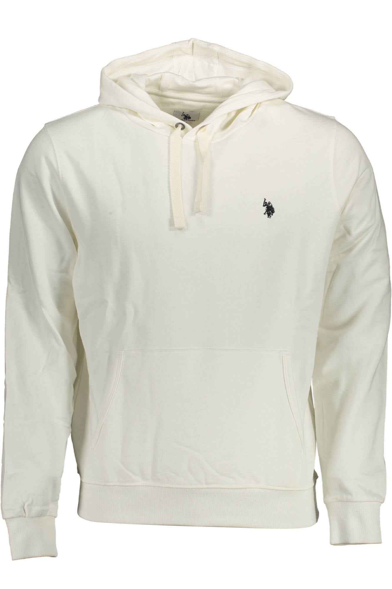 U.S. POLO FELPA SENZA ZIP UOMO BIANCO
