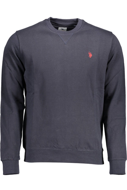 U.S. POLO FELPA SENZA ZIP UOMO BLU