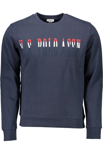 U.S. POLO FELPA SENZA ZIP UOMO BLU