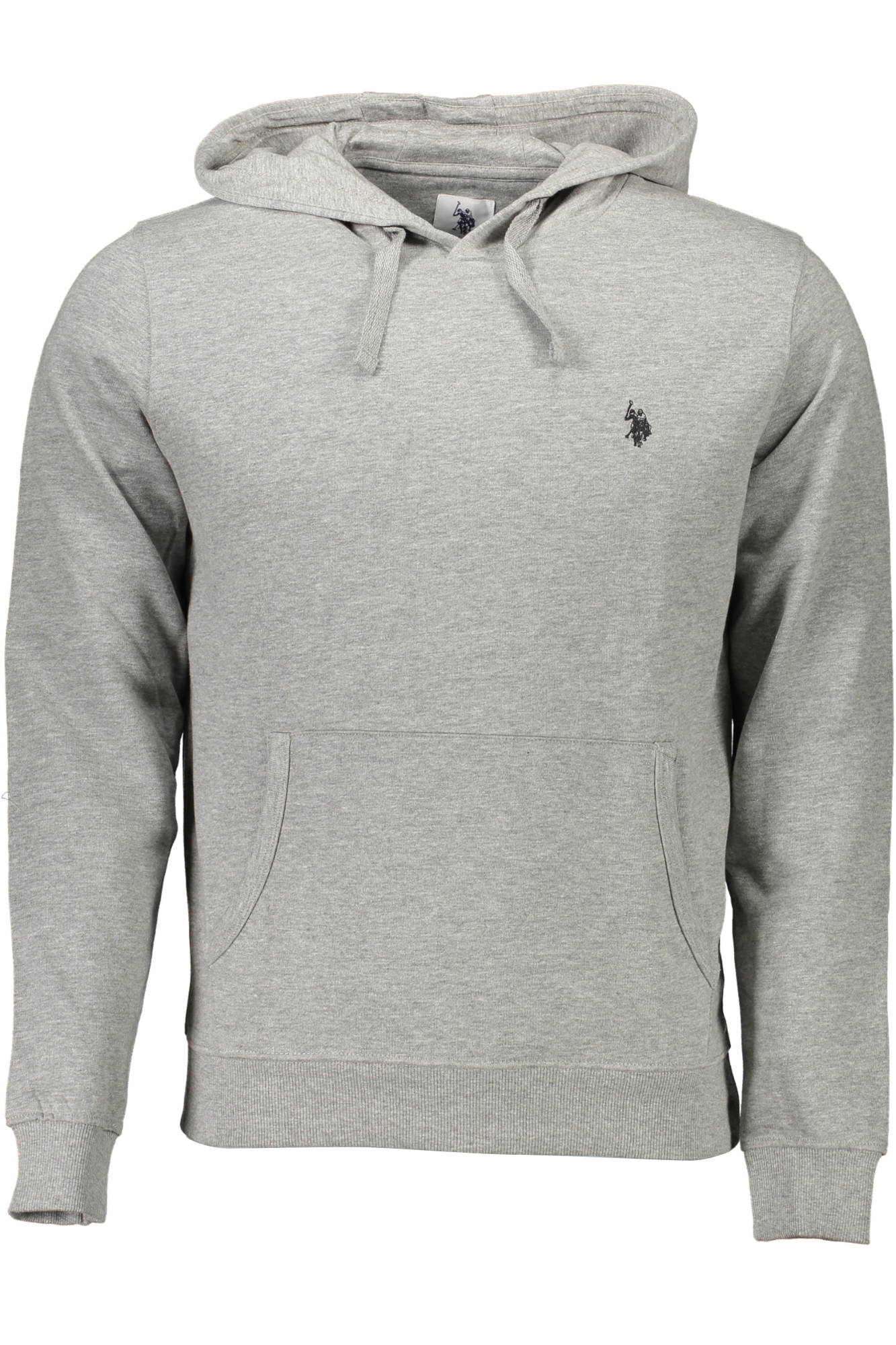 U.S. POLO FELPA SENZA ZIP UOMO GRIGIO