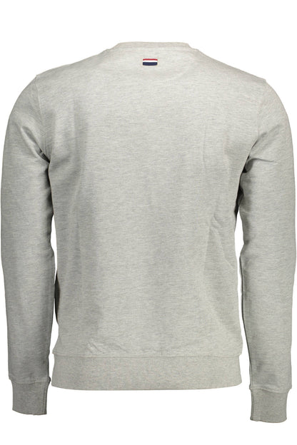 U.S. POLO FELPA SENZA ZIP UOMO GRIGIO