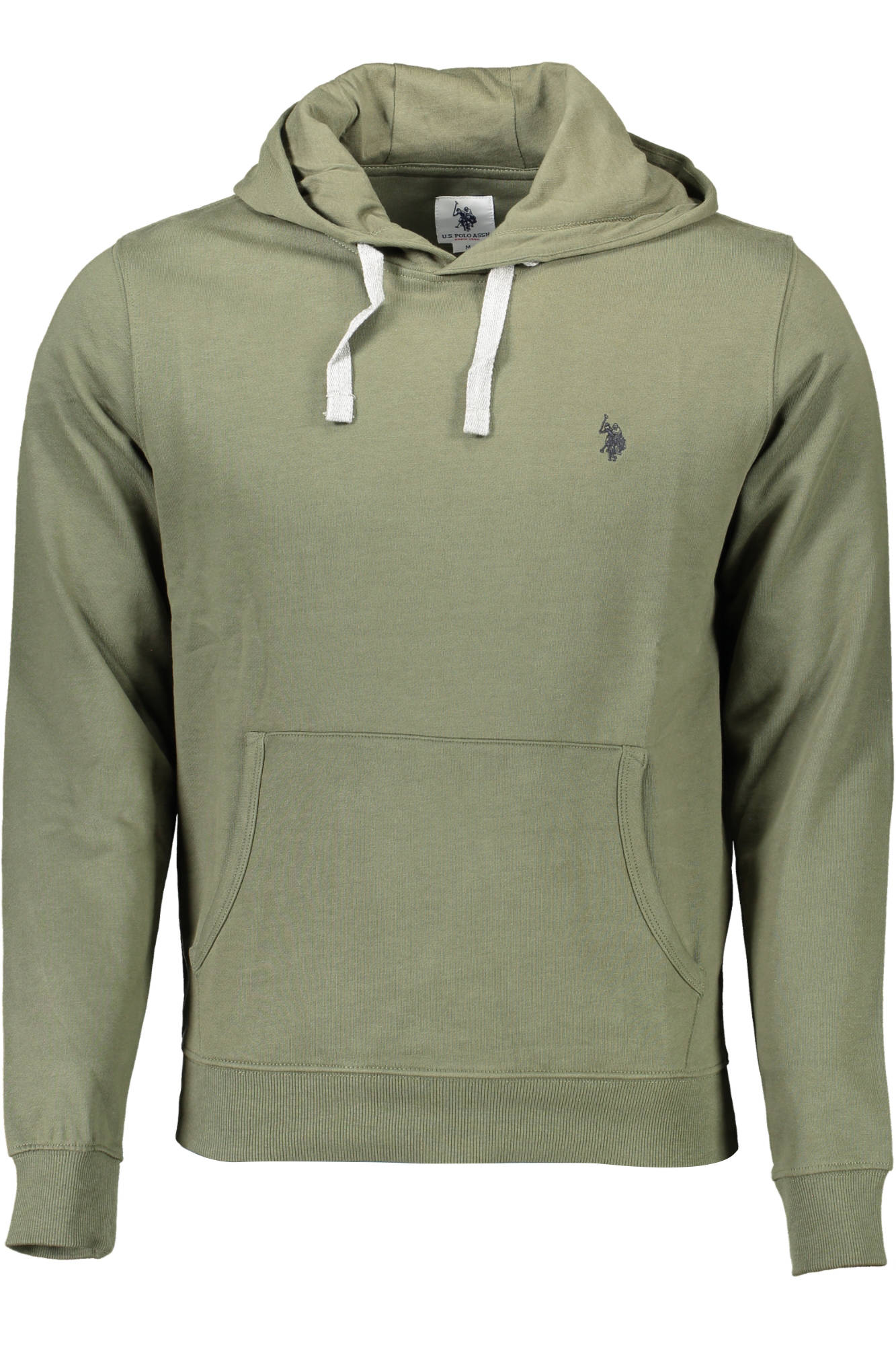 U.S. POLO FELPA SENZA ZIP UOMO VERDE