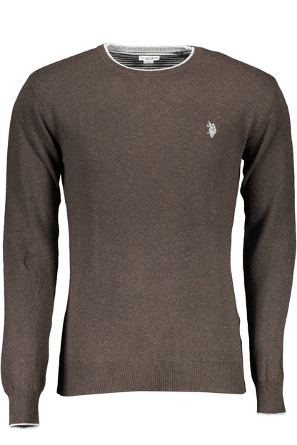 U.S. POLO MAGLIONE UOMO MARRONE
