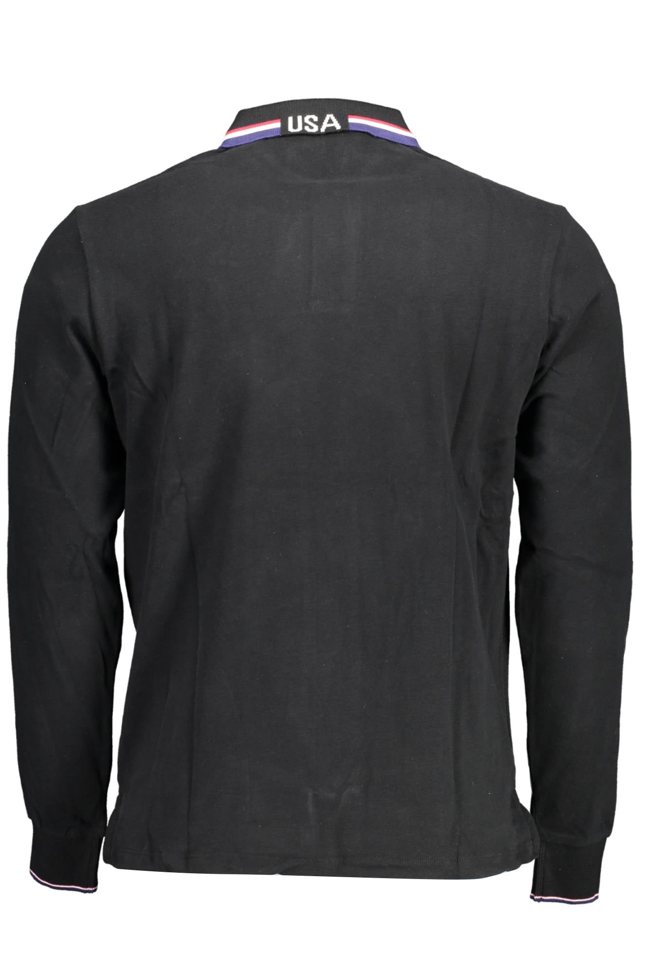 U.S. POLO POLO MANICHE LUNGHE UOMO NERO