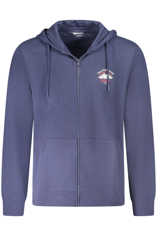 WRANGLER FELPA CON ZIP UOMO BLU